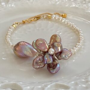 Petal Grace Floral Bracelet